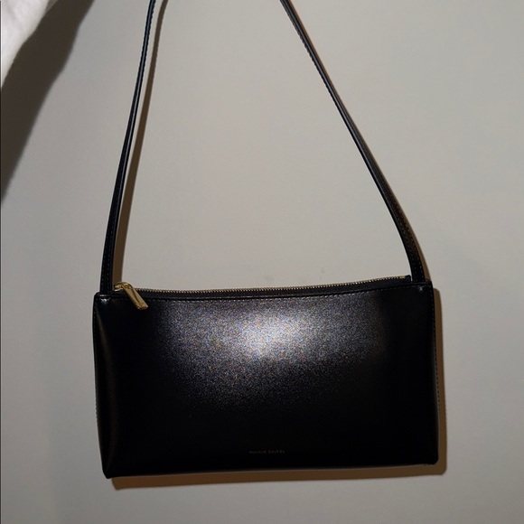 MANSUR GAVRIEL Gaia Leather Shoulder Bag - Picture 2 of 10